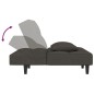 vidaXL Sofá cama de 2 plazas con dos almohadas terciopelo gris oscuro vidaXL Sofá cama de 2 plazas con dos almohadas terciopelo gris oscuro