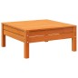 vidaXL Taburete de jardín madera maciza de pino marrón cera vidaXL Taburete de jardín madera maciza de pino marrón cera
