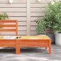 vidaXL Taburete de jardín madera maciza de pino marrón cera vidaXL Taburete de jardín madera maciza de pino marrón cera