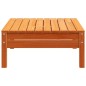 vidaXL Taburete de jardín madera maciza de pino marrón cera vidaXL Taburete de jardín madera maciza de pino marrón cera