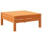vidaXL Taburete de jardín madera maciza de pino marrón cera vidaXL Taburete de jardín madera maciza de pino marrón cera