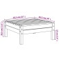 vidaXL Taburete de jardín madera maciza de pino marrón cera vidaXL Taburete de jardín madera maciza de pino marrón cera