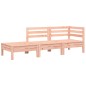 vidaXL Sofá jardín con cojines reposapiés madera maciza abeto Douglas vidaXL Sofá jardín con cojines reposapiés madera maciza abeto Douglas