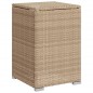 vidaXL Mesa cubierta para bombona de propano ratán beige 40x40x60 cm vidaXL Mesa cubierta para bombona de propano ratán beige 40x40x60 cm