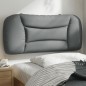 vidaXL Cabecero de cama acolchado tela gris claro 90 cm vidaXL Cabecero de cama acolchado tela gris claro 90 cm