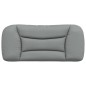 vidaXL Cabecero de cama acolchado tela gris claro 90 cm vidaXL Cabecero de cama acolchado tela gris claro 90 cm