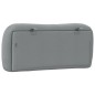 vidaXL Cabecero de cama acolchado tela gris claro 90 cm vidaXL Cabecero de cama acolchado tela gris claro 90 cm