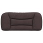 vidaXL Cabecero de cama acolchado tela marrón oscuro 80 cm vidaXL Cabecero de cama acolchado tela marrón oscuro 80 cm