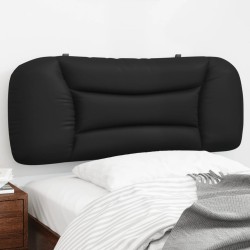 vidaXL Cabecero de cama acolchado cuero sintético negro 100 cm