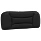 vidaXL Cabecero de cama acolchado cuero sintético negro 100 cm vidaXL Cabecero de cama acolchado cuero sintético negro 100 cm