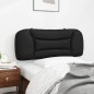 vidaXL Cabecero de cama acolchado cuero sintético negro 100 cm vidaXL Cabecero de cama acolchado cuero sintético negro 100 cm