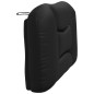 vidaXL Cabecero de cama acolchado cuero sintético negro 100 cm vidaXL Cabecero de cama acolchado cuero sintético negro 100 cm