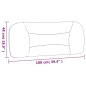 vidaXL Cabecero de cama acolchado cuero sintético negro 100 cm vidaXL Cabecero de cama acolchado cuero sintético negro 100 cm