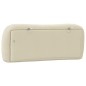 vidaXL Cabecero de cama acolchado tela crema 100 cm vidaXL Cabecero de cama acolchado tela crema 100 cm