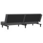 vidaXL Sofá cama de 2 plazas terciopelo gris oscuro vidaXL Sofá cama de 2 plazas terciopelo gris oscuro