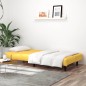 vidaXL Sofá cama de 2 plazas terciopelo amarillo vidaXL Sofá cama de 2 plazas terciopelo amarillo