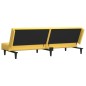 vidaXL Sofá cama de 2 plazas terciopelo amarillo vidaXL Sofá cama de 2 plazas terciopelo amarillo
