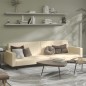 vidaXL Sofá cama de 2 plazas terciopelo color crema vidaXL Sofá cama de 2 plazas terciopelo color crema
