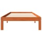 vidaXL Estructura de cama madera maciza de pino marrón cera 90x190 cm vidaXL Estructura de cama madera maciza de pino marrón cera 90x190 cm