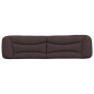 vidaXL Cabecero de cama acolchado tela marrón oscuro 200 cm vidaXL Cabecero de cama acolchado tela marrón oscuro 200 cm