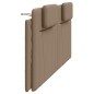 vidaXL Cabecero de cama acolchado cuero sintético capuchino 200 cm vidaXL Cabecero de cama acolchado cuero sintético capuchino 200 cm