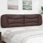vidaXL Cabecero de cama acolchado cuero sintético marrón 200 cm vidaXL Cabecero de cama acolchado cuero sintético marrón 200 cm