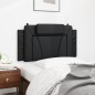 vidaXL Cabecero de cama acolchado cuero sintético negro 100 cm vidaXL Cabecero de cama acolchado cuero sintético negro 100 cm