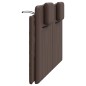 vidaXL Cabecero de cama acolchado cuero sintético marrón 120 cm vidaXL Cabecero de cama acolchado cuero sintético marrón 120 cm