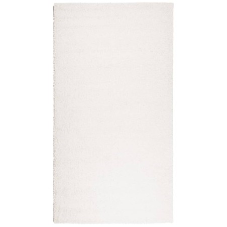 vidaXL Alfombra de pelo largo moderna crema 60x110 cm