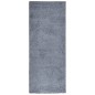 vidaXL Alfombra de pelo largo moderna azul 80x200 cm