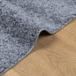 vidaXL Alfombra de pelo largo moderna azul 80x200 cm