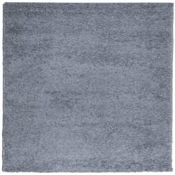 vidaXL Alfombra de pelo largo moderna azul 160x160 cm