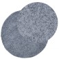 vidaXL Alfombra de pelo largo moderna azul Ø 100 cm vidaXL Alfombra de pelo largo moderna azul Ø 100 cm