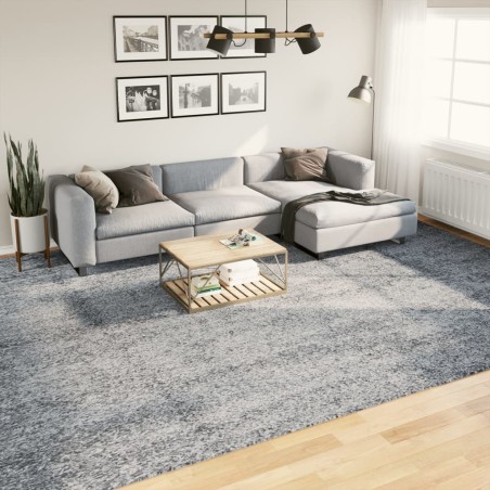 vidaXL Alfombra de pelo largo moderna azul 300x400 cm