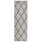 vidaXL Alfombra de pelo largo moderna beige y antracita 80x250 cm vidaXL Alfombra de pelo largo moderna beige y antracita 80x250 cm