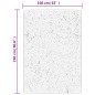 vidaXL Alfombra de pelo largo moderna beige y antracita 160x230 cm vidaXL Alfombra de pelo largo moderna beige y antracita 160x230 cm