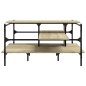 vidaXL Mesa de centro madera ingeniería roble Sonoma 100x100x48,5 cm vidaXL Mesa de centro madera ingeniería roble Sonoma 100x100x48,5 cm