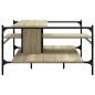 vidaXL Mesa de centro madera ingeniería roble Sonoma 100x100x48,5 cm vidaXL Mesa de centro madera ingeniería roble Sonoma 100x100x48,5 cm
