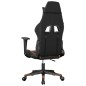 vidaXL Silla gaming de masaje cuero sintético negro y naranja vidaXL Silla gaming de masaje cuero sintético negro y naranja