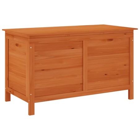 vidaXL Arcón de jardín madera maciza abeto 99x49,5x58,5 cm