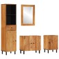 vidaXL Conjunto de armarios de baño 4 piezas madera maciza de acacia vidaXL Conjunto de armarios de baño 4 piezas madera maciza de acacia
