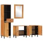 vidaXL Conjunto de armarios de baño 4 piezas madera maciza de acacia vidaXL Conjunto de armarios de baño 4 piezas madera maciza de acacia