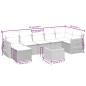 vidaXL Set de sofás de jardín 8 piezas y cojines ratán sintético negro vidaXL Set de sofás de jardín 8 piezas y cojines ratán sintético negro