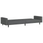 vidaXL Sofá cama de 2 plazas terciopelo gris oscuro vidaXL Sofá cama de 2 plazas terciopelo gris oscuro