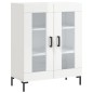 vidaXL Aparador alto madera contrachapada blanco brillo 69,5x34x180 cm vidaXL Aparador alto madera contrachapada blanco brillo 69,5x34x180 cm