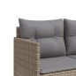 vidaXL Tumbona con cojines ratán sintético beige vidaXL Tumbona con cojines ratán sintético beige