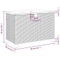vidaXL Caja de almacenaje jardín madera acacia ratán gris 80x40x48 cm vidaXL Caja de almacenaje jardín madera acacia ratán gris 80x40x48 cm