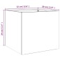 vidaXL Jardineras 2 unidades acero laminado en frío blanco 32x30x29 cm