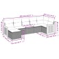 vidaXL Set sofás de jardín 7 piezas y cojines ratán sintético beige vidaXL Set sofás de jardín 7 piezas y cojines ratán sintético beige