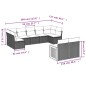 vidaXL Set de sofás de jardín 8 piezas y cojines ratán sintético negro vidaXL Set de sofás de jardín 8 piezas y cojines ratán sintético negro